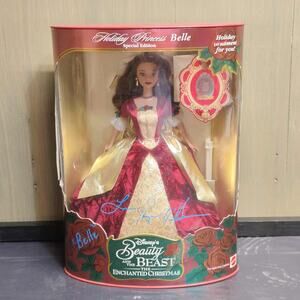 1997 Holiday Princess Belle Disney Beauty and the Beast Barbie Doll 16710 NIB